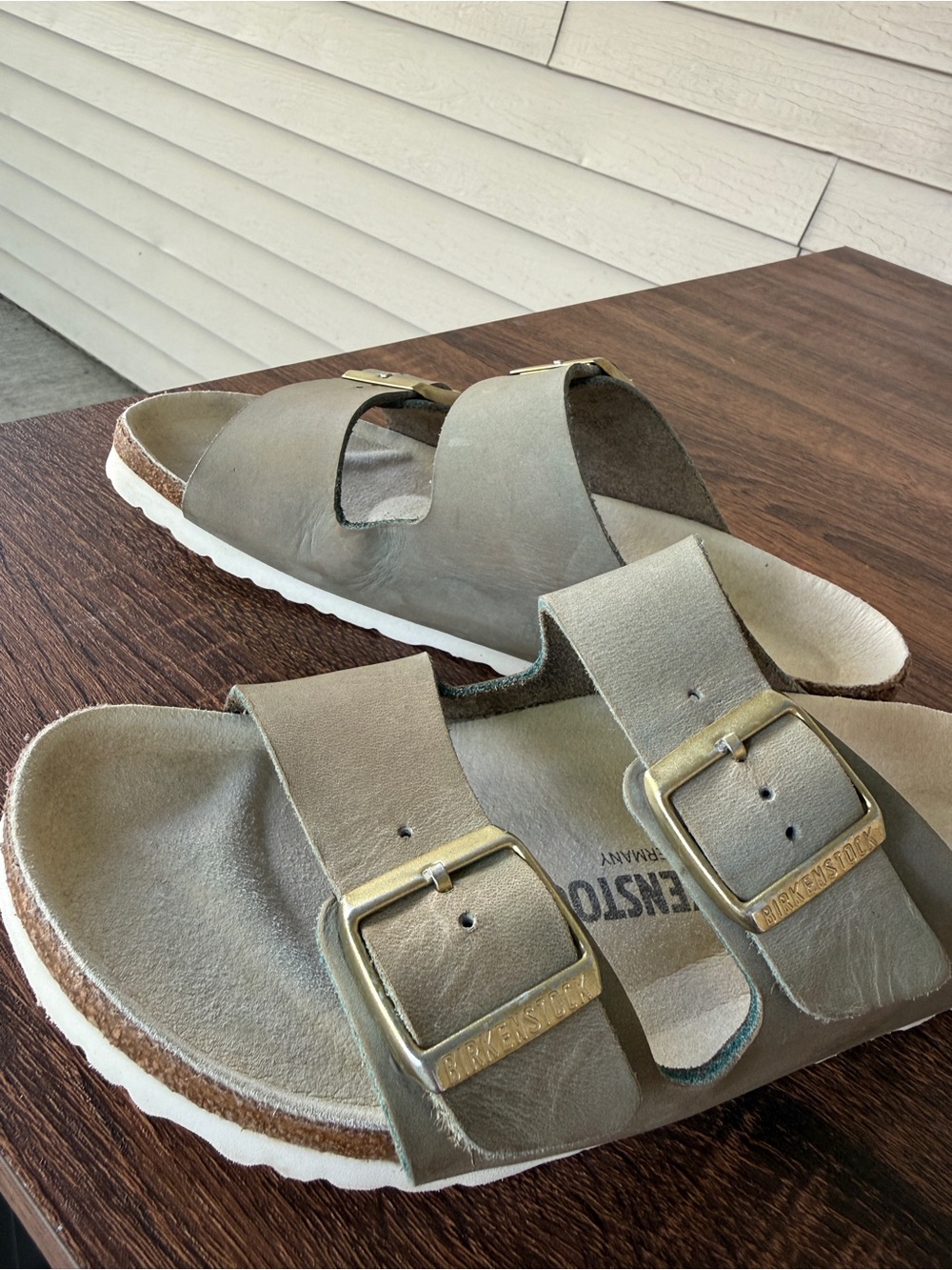 Birkenstock Arizona Leather Sandals EU 39 US 8 Regular - Picture 15 of 16